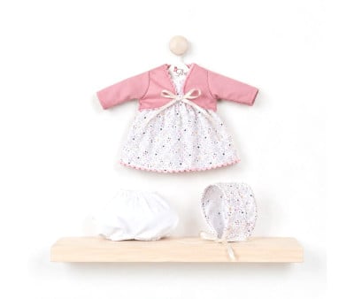 Completo Vestito Oli Stelline Giacca Rosa