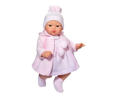Bambola Koke con Vestito Rosa e Cappottino