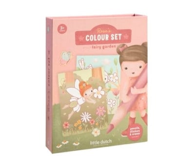 Set para Colorear Rosa Fairy Garden