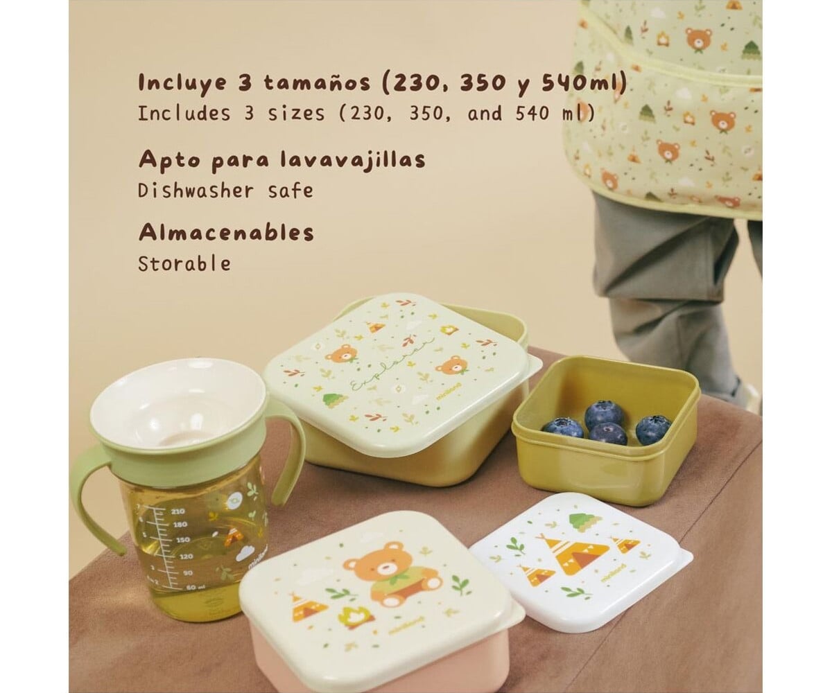 3 Cajitas Almuerzo Explorer