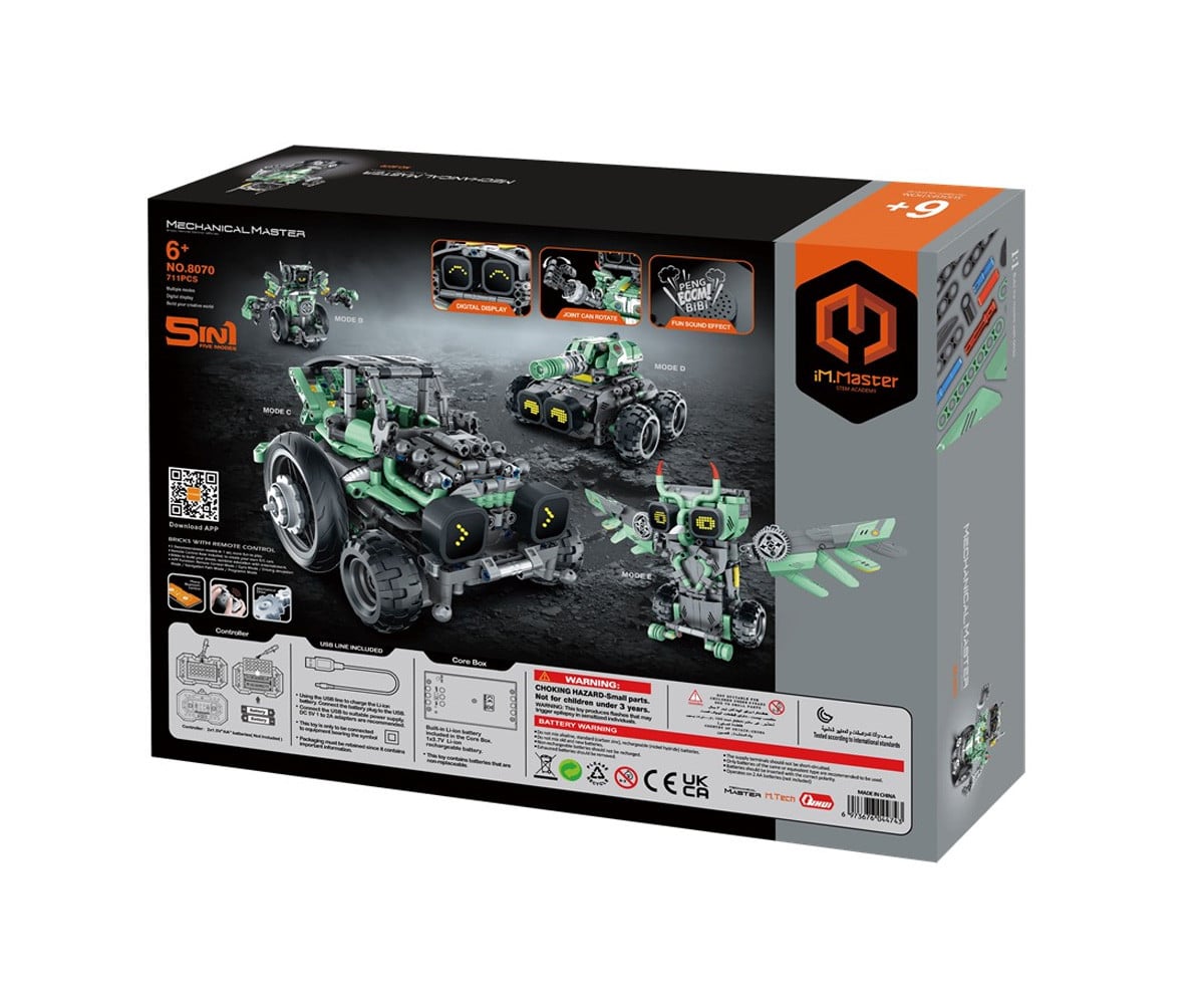 Robot Radio Control 5 in 1 Verde