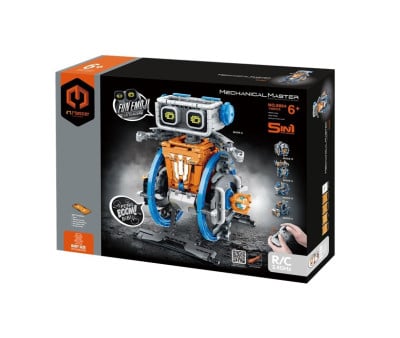 Robot Programmabile Intelligente 5 in 1 Arancio e Blu