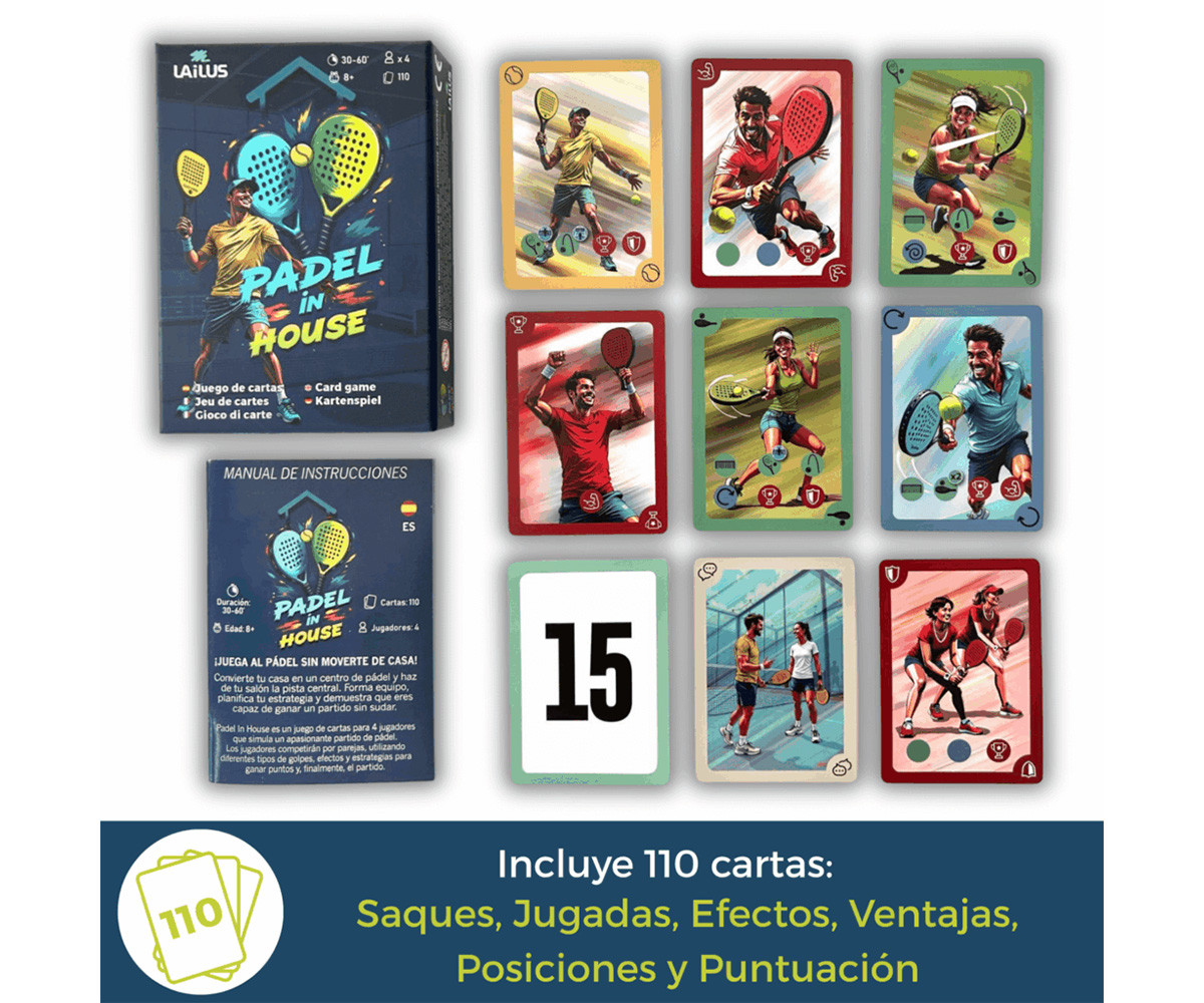 Gioco di Carte Padel in House
