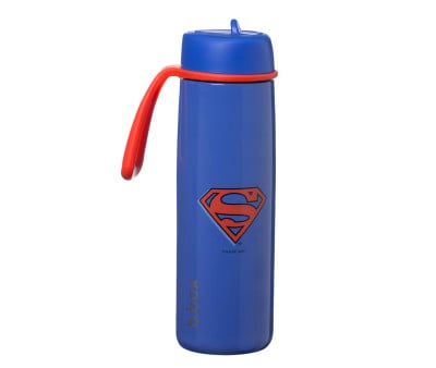 Botella Térmica Con Boquilla Plegable y Asa 690ml Superman