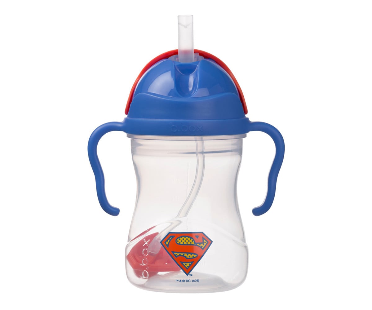 Tazza con Cannuccia Flessibile Superman