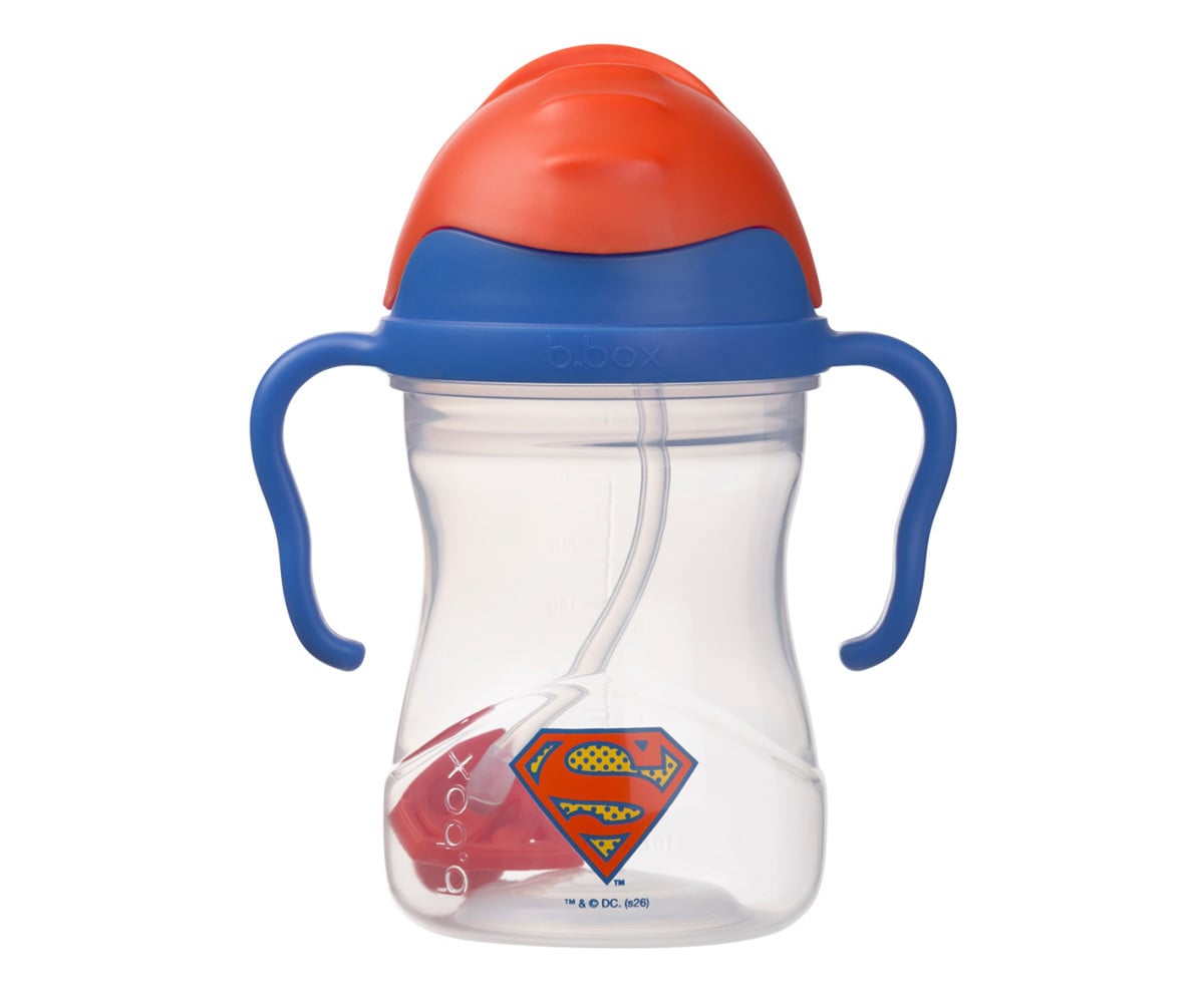 Tazza con Cannuccia Flessibile Superman