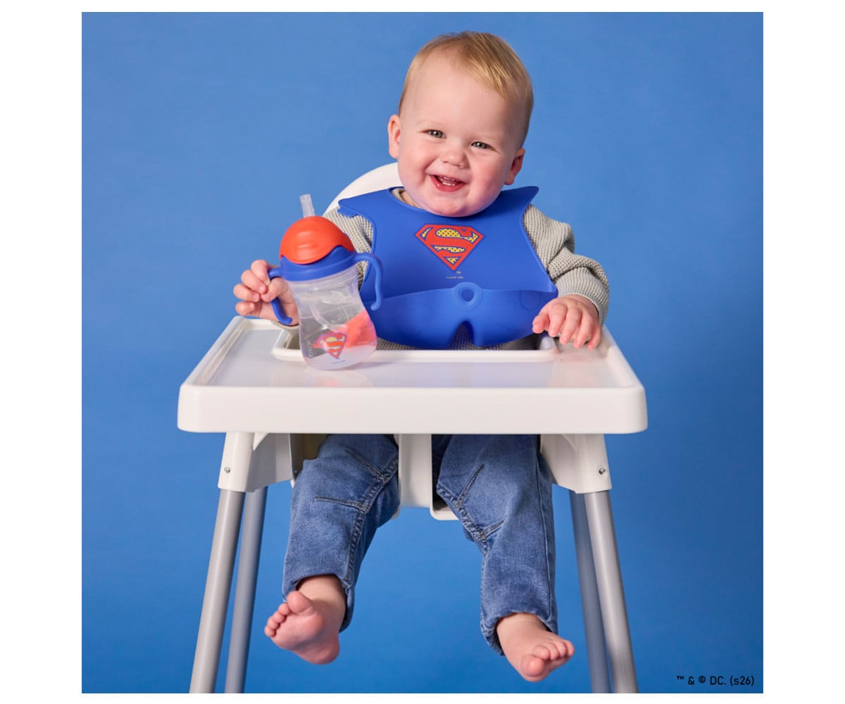Tazza con Cannuccia Flessibile Superman