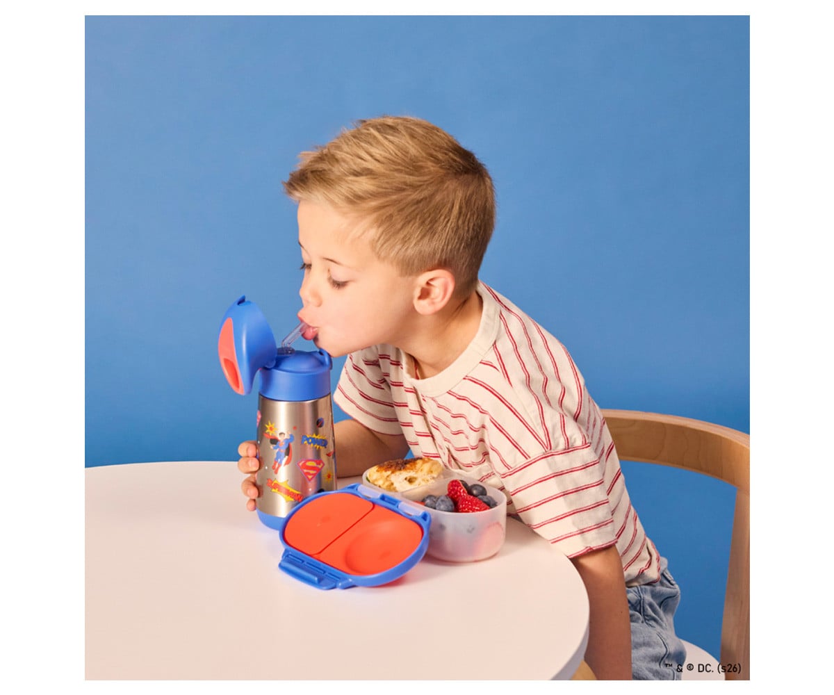 Gourde Isotherme avec Paille 350 ml Superman