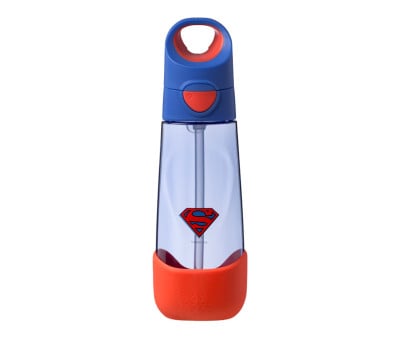 Botella de Tritán con Pajita 600 ml Superman