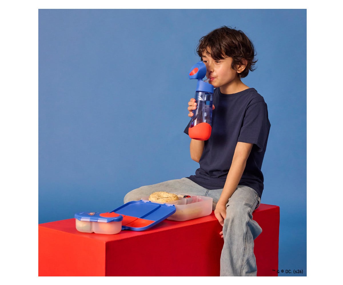 Borraccia Tritan Cannuccia Superman 600 ml