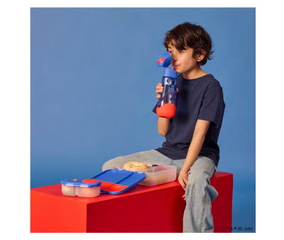 Borraccia Tritan Cannuccia Superman 600 ml
