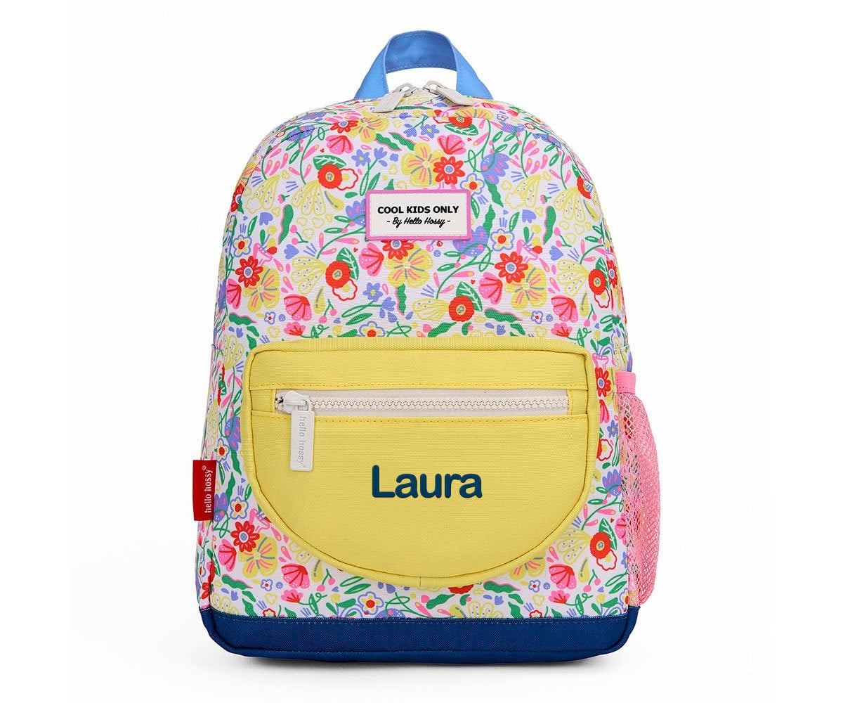 Mochila escolar personalizável Garden Party