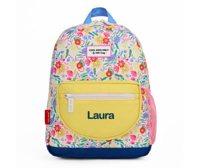 Mochila escolar personalizável Garden Party