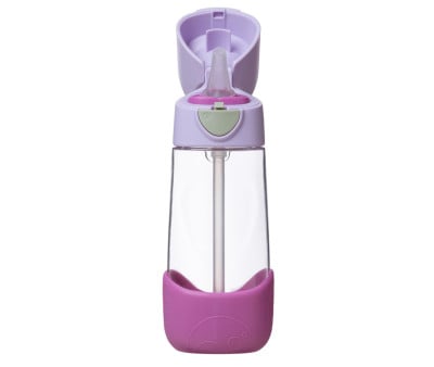 Tritan Bottle with Straw 450 ml Lilac Pop