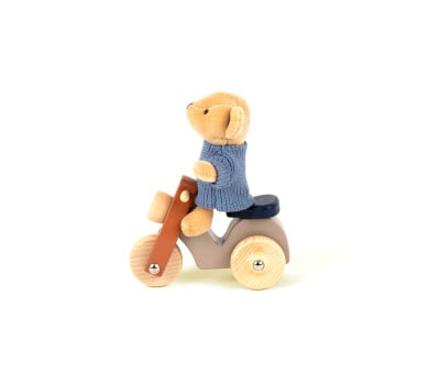 Peluche Alexis Bear in Vespa