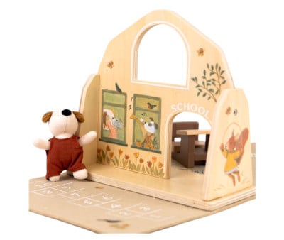 Mini Scuola in Legno Mini Friends