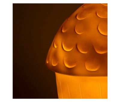 Luce Notte Ghianda Rosso Mattone
