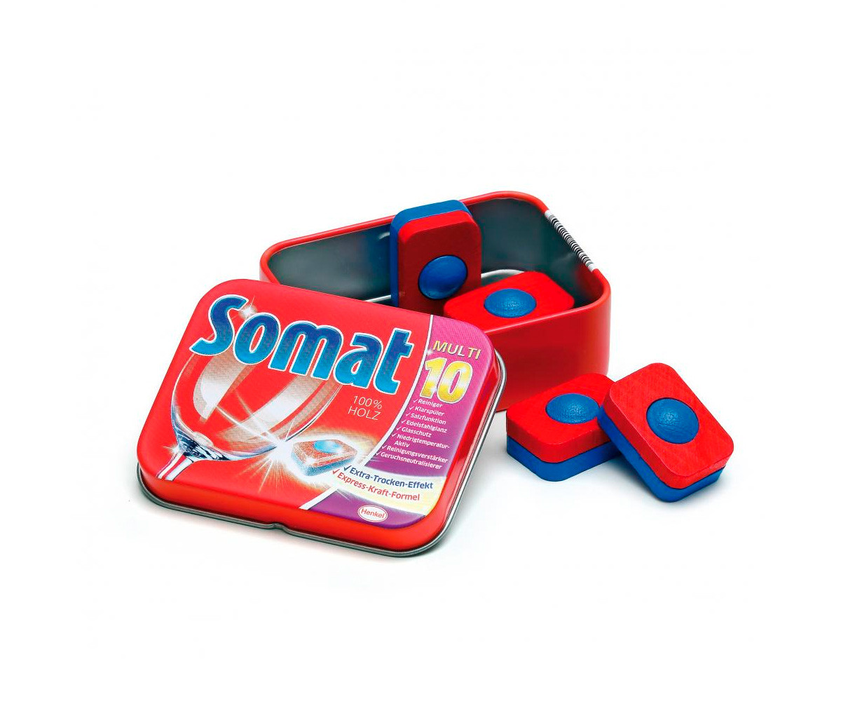 Comprimidos de lava-louças Somat em lata
