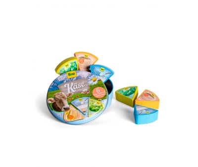 Cuñas de Queso en Porciones de Madera