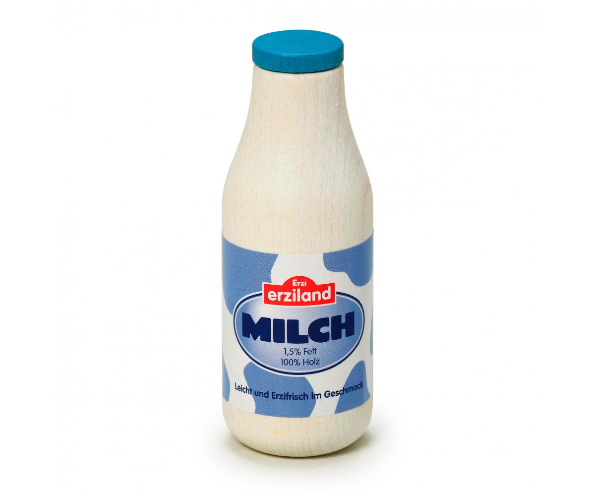 Botella de Leche de Madera