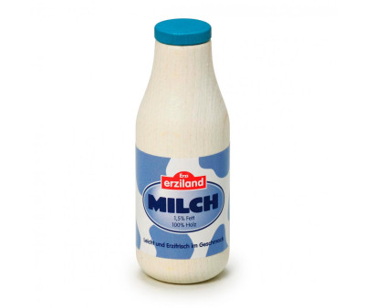 Botella de Leche de Madera