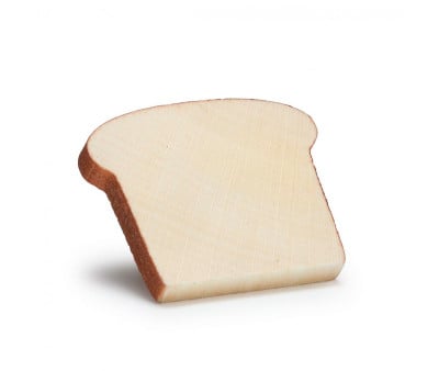 Rebanada de Tostada de Madera