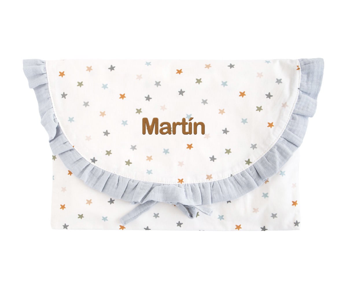Busta Cambio Little Stars Blue Personalizzabile