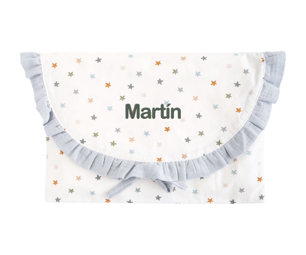 Busta Cambio Little Stars Blue Personalizzabile