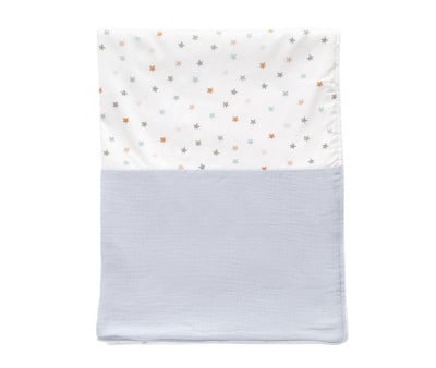Manta Coralina Little Stars Blue Personalizable