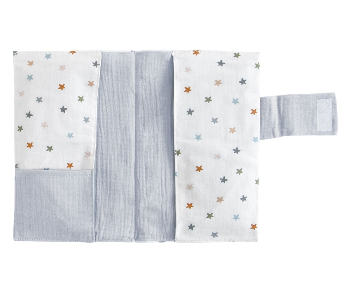 Portadocumenti Little Stars Blue Personalizzabile