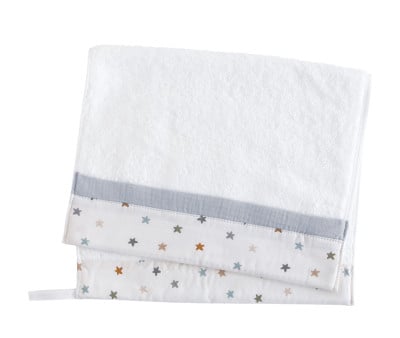 Toalla Guardería Little Stars Blue Personalizable