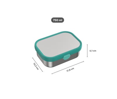Midi Lunch Box Acciaio Campus Stitch