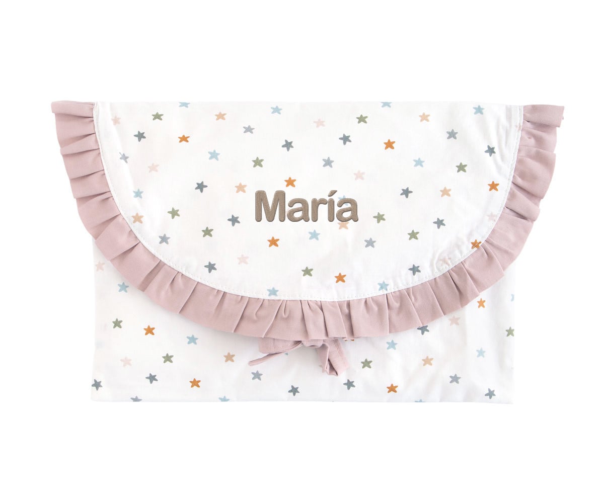 Bolsa Muda Little Stars Pink Personalizable