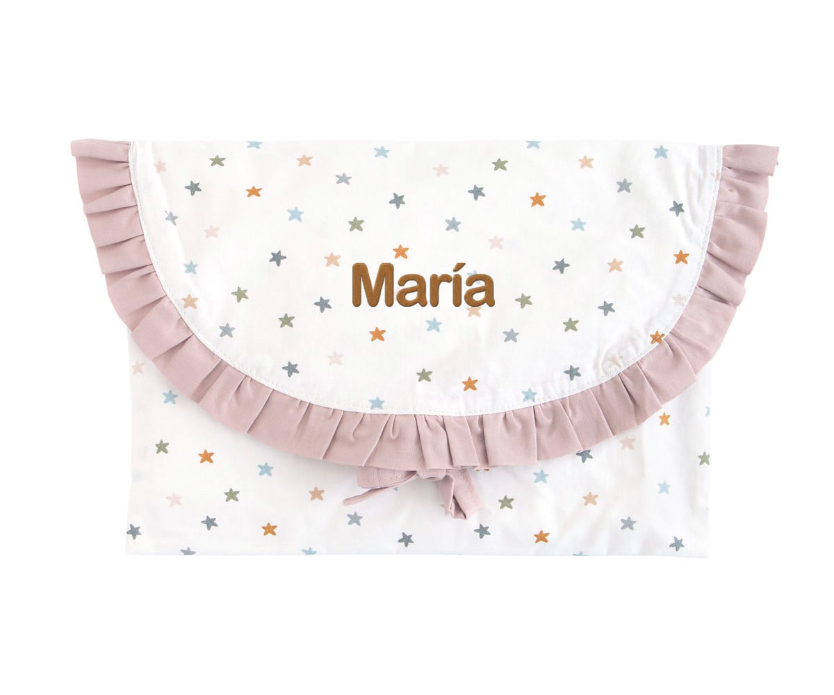 Bolsa Muda Little Stars Pink Personalizable