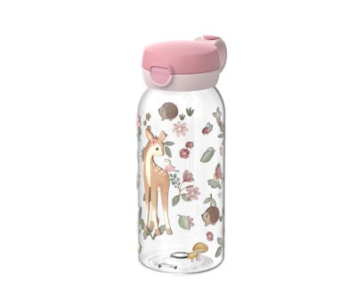 Botella Plástico con Tapón Abatible Campus 600ml Fairy Garden
