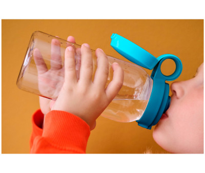 Botella Plástico con Tapón Abatible Campus 600ml Fairy Garden