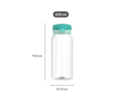 Borraccia Campus Tappo Abbattibile 600ml Dino