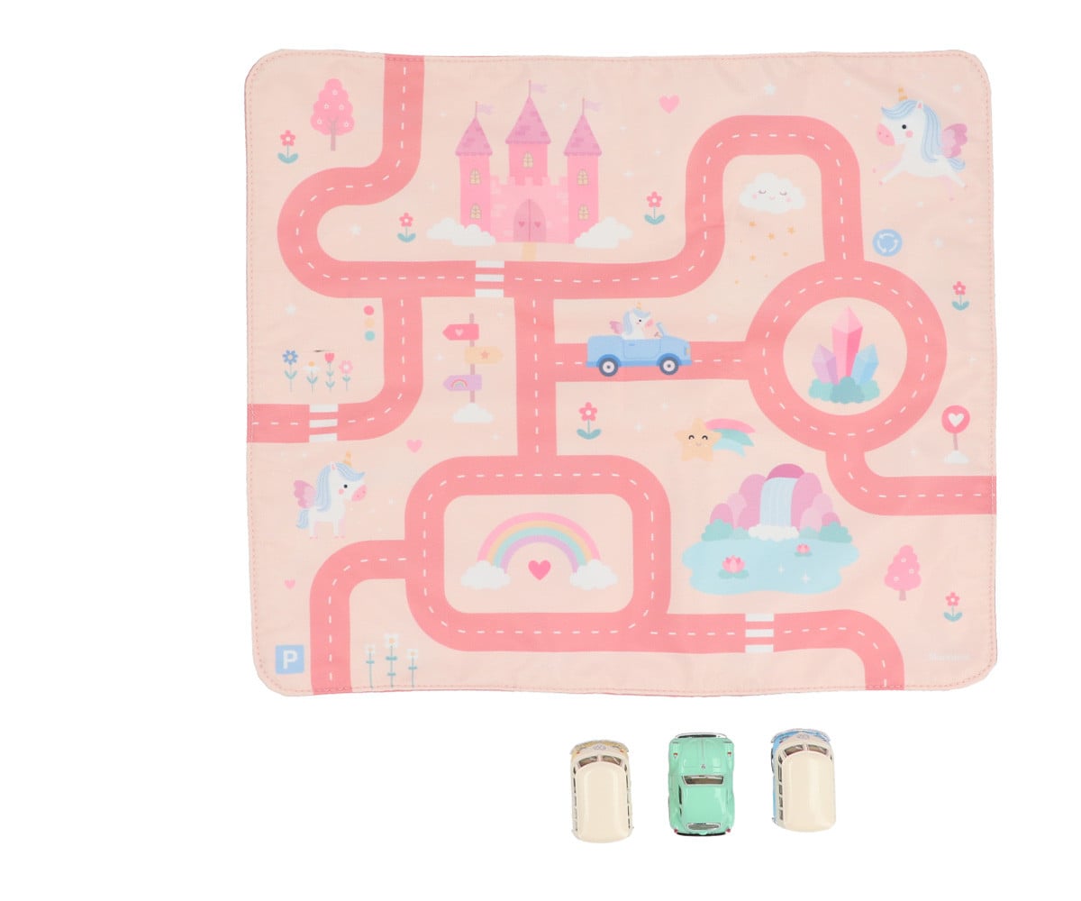 Nappe de Jeu Circuit Magical World + 3 Petites Voitures