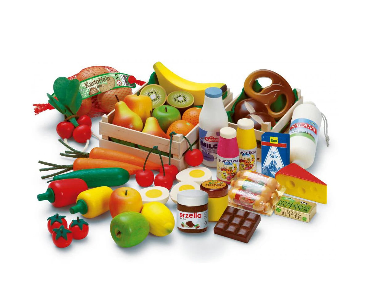 Gran Caja de Alimentos de Madera