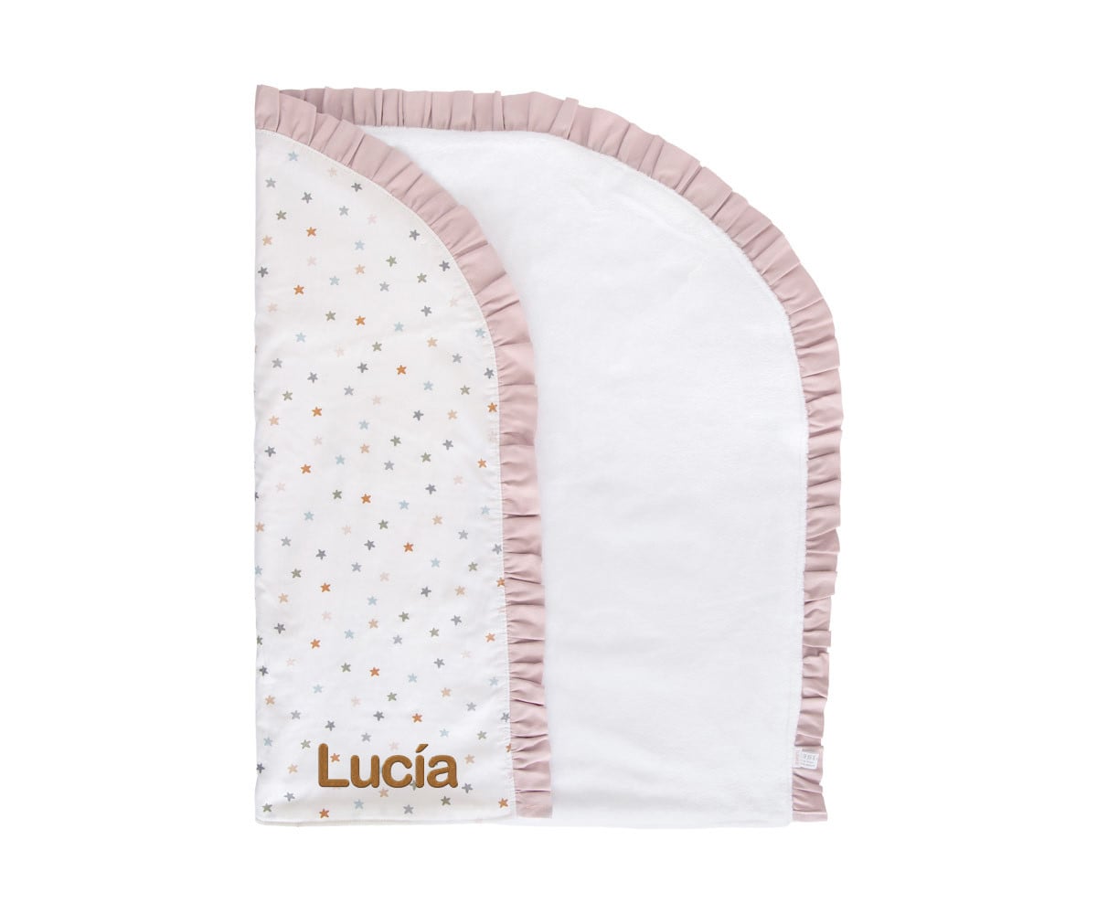 Manta Arrullo Little Stars Pink Personalizable