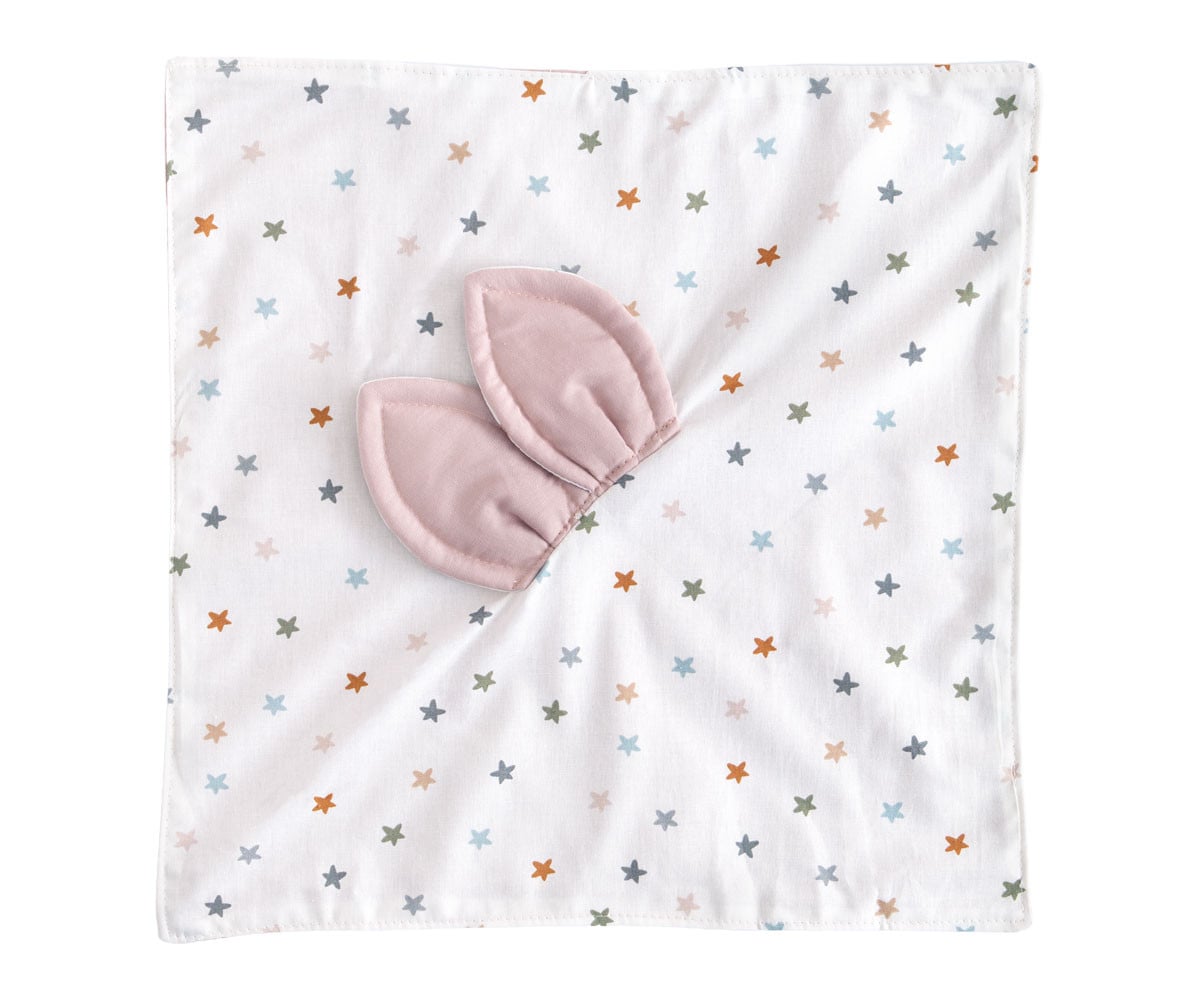 Doudou Little Stars Pink Personalizable