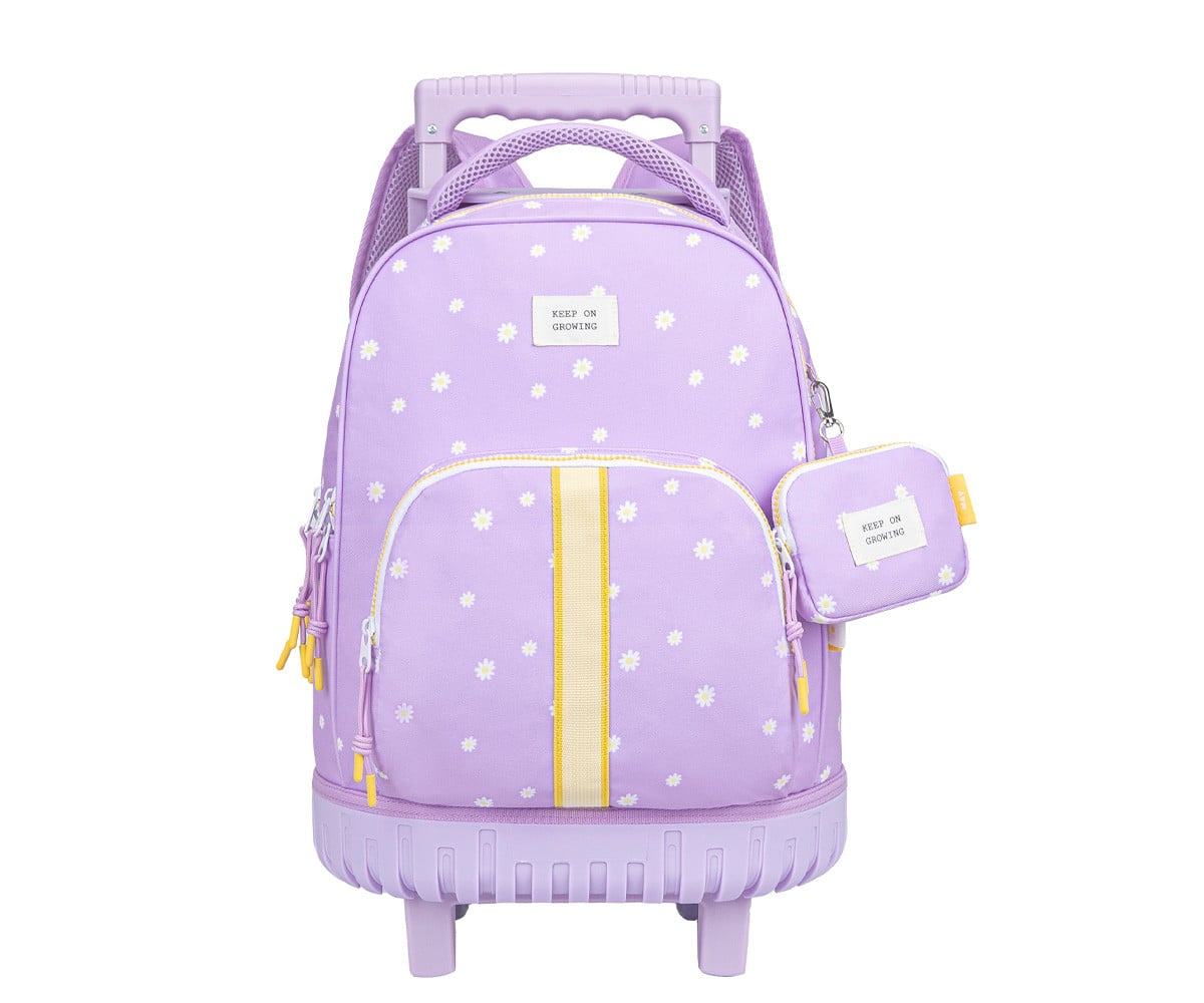Mochila escolar Mayfair Daisy Lilac Trolley