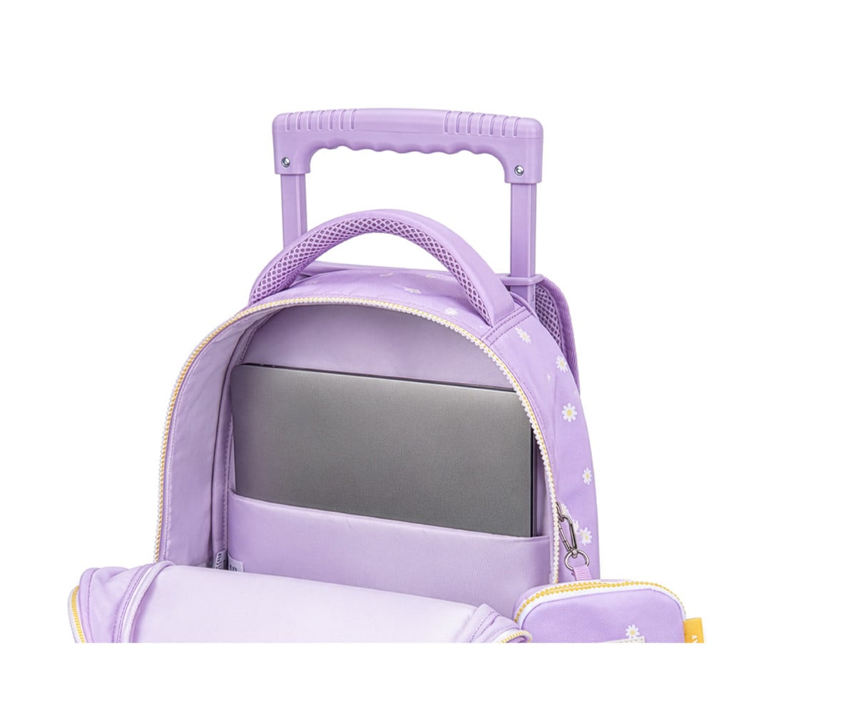 Mochila escolar Mayfair Daisy Lilac Trolley