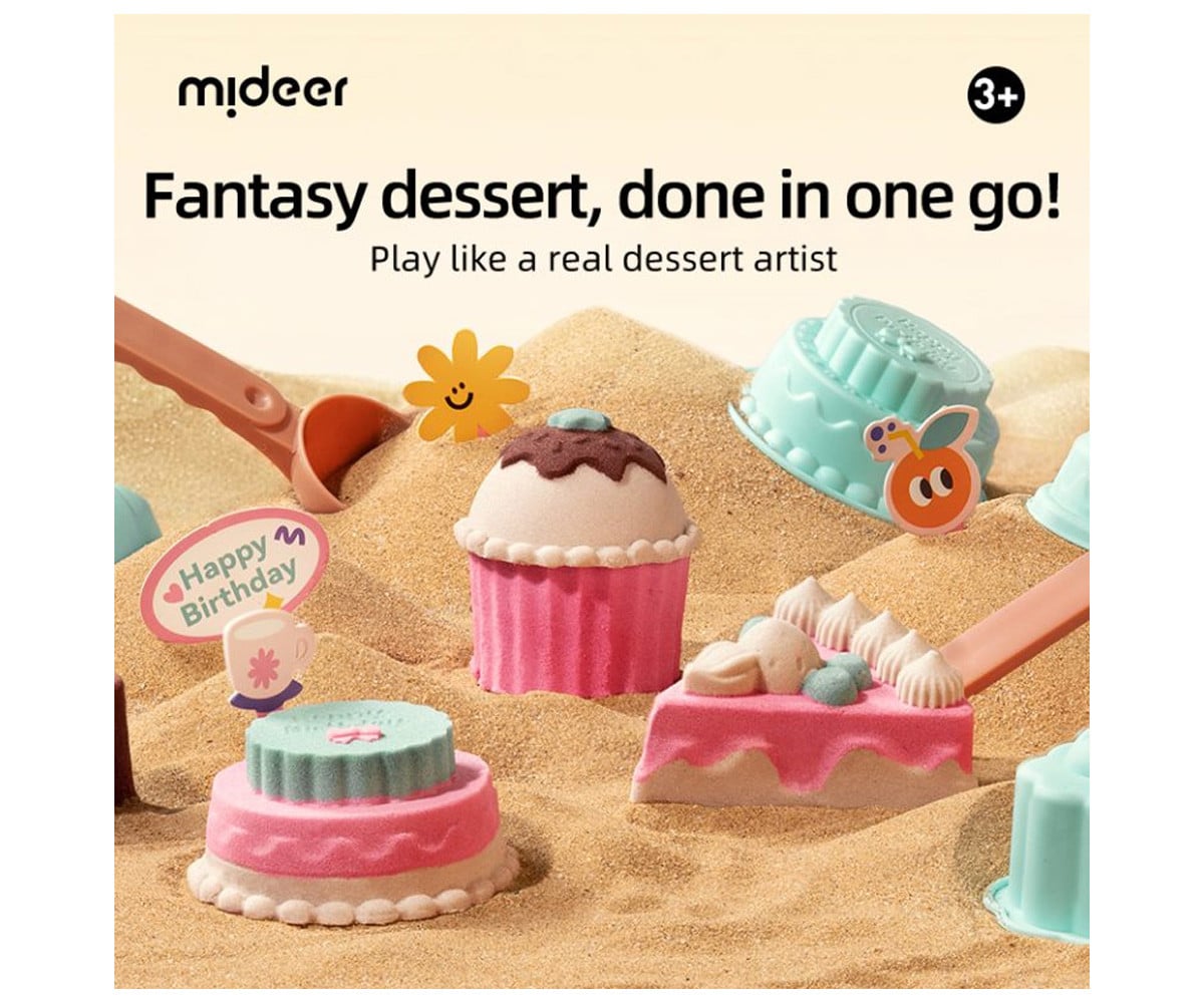 Sabbia Cinetica con Vassoio Mideer Dessert Workshop
