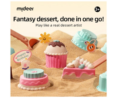 Sabbia Cinetica con Vassoio Mideer Dessert Workshop