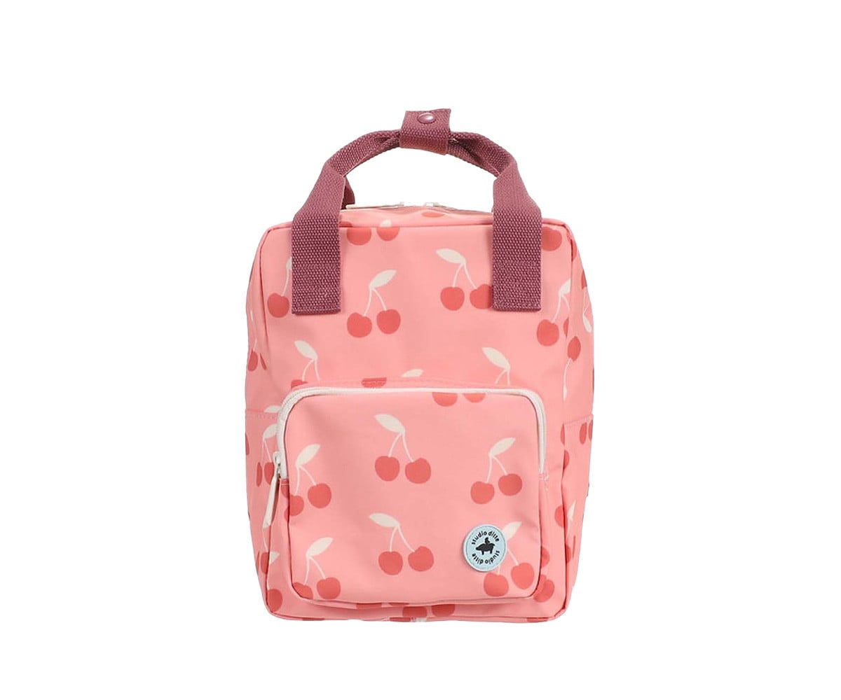 Zaino Piccolo Studio Ditte Race Cherries Pink Personalizzabile