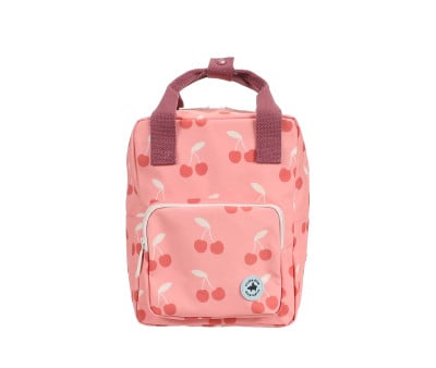 Mochila infantil personalizável Cherries Pink 
