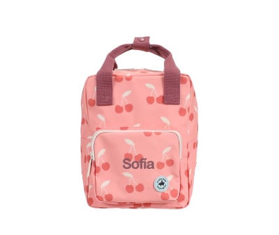 Zaino Piccolo Studio Ditte Race Cherries Pink Personalizzabile