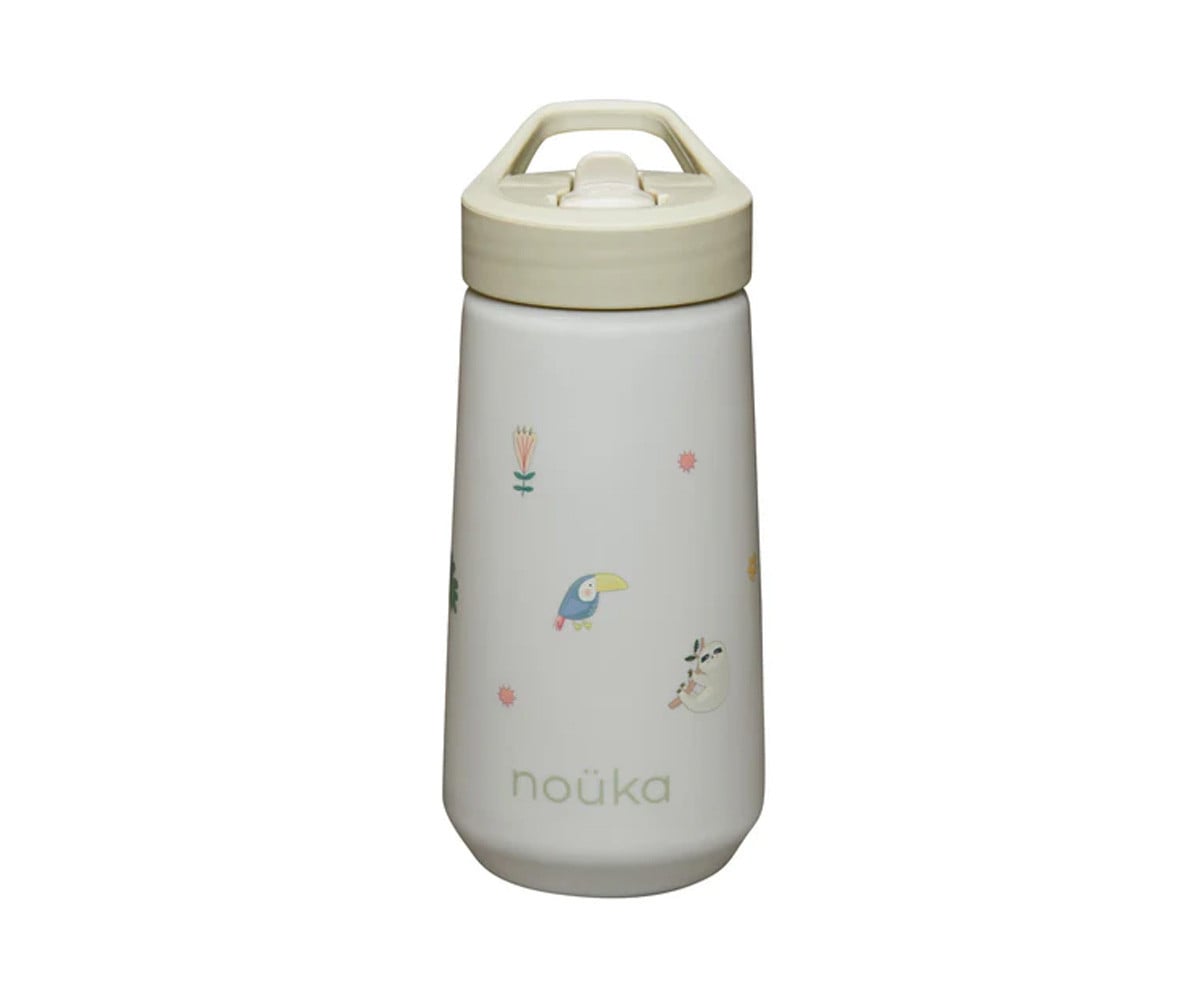 Garrafa de plástico com tampa flip-top e palhinha
400 ml Sloth Jungle