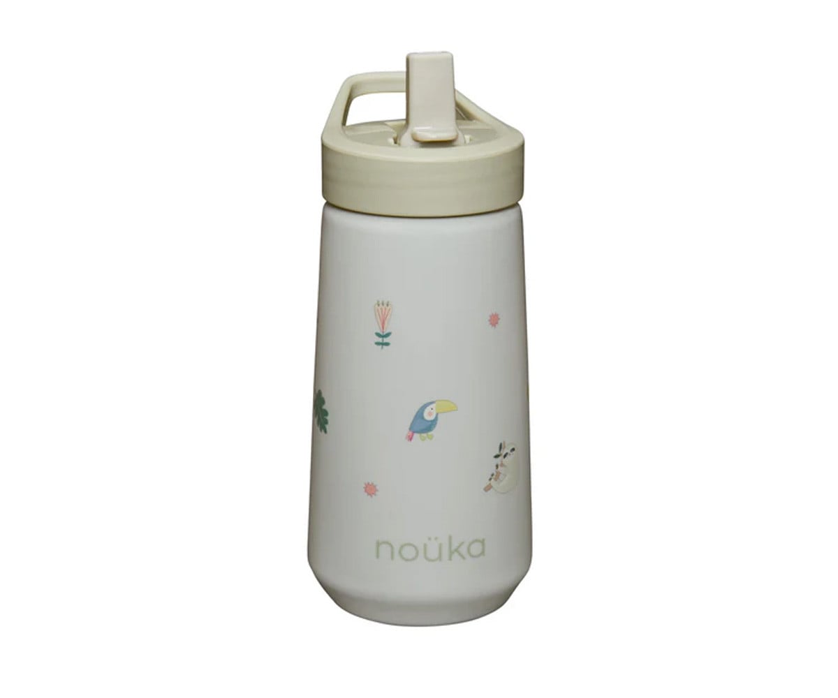 Garrafa de plástico com tampa flip-top e palhinha
400 ml Sloth Jungle